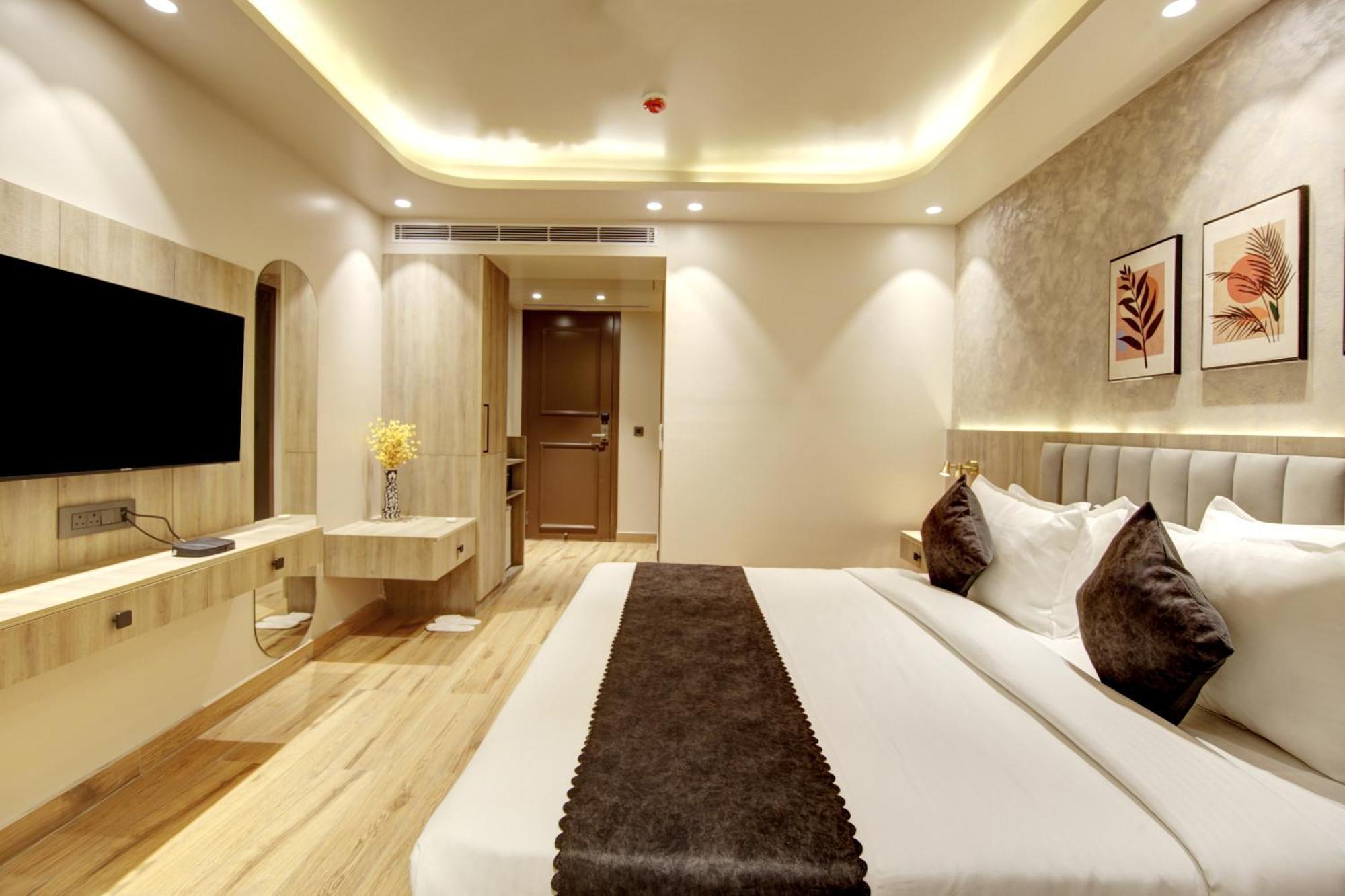 Saltstayz Premier - Near Golf Course Road & Sector 57 Gurgaon Exteriör bild