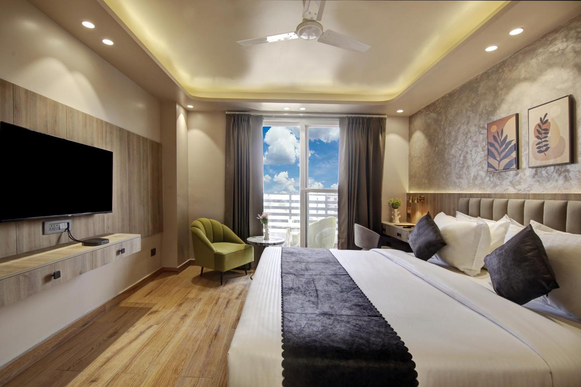 Saltstayz Premier - Near Golf Course Road & Sector 57 Gurgaon Exteriör bild