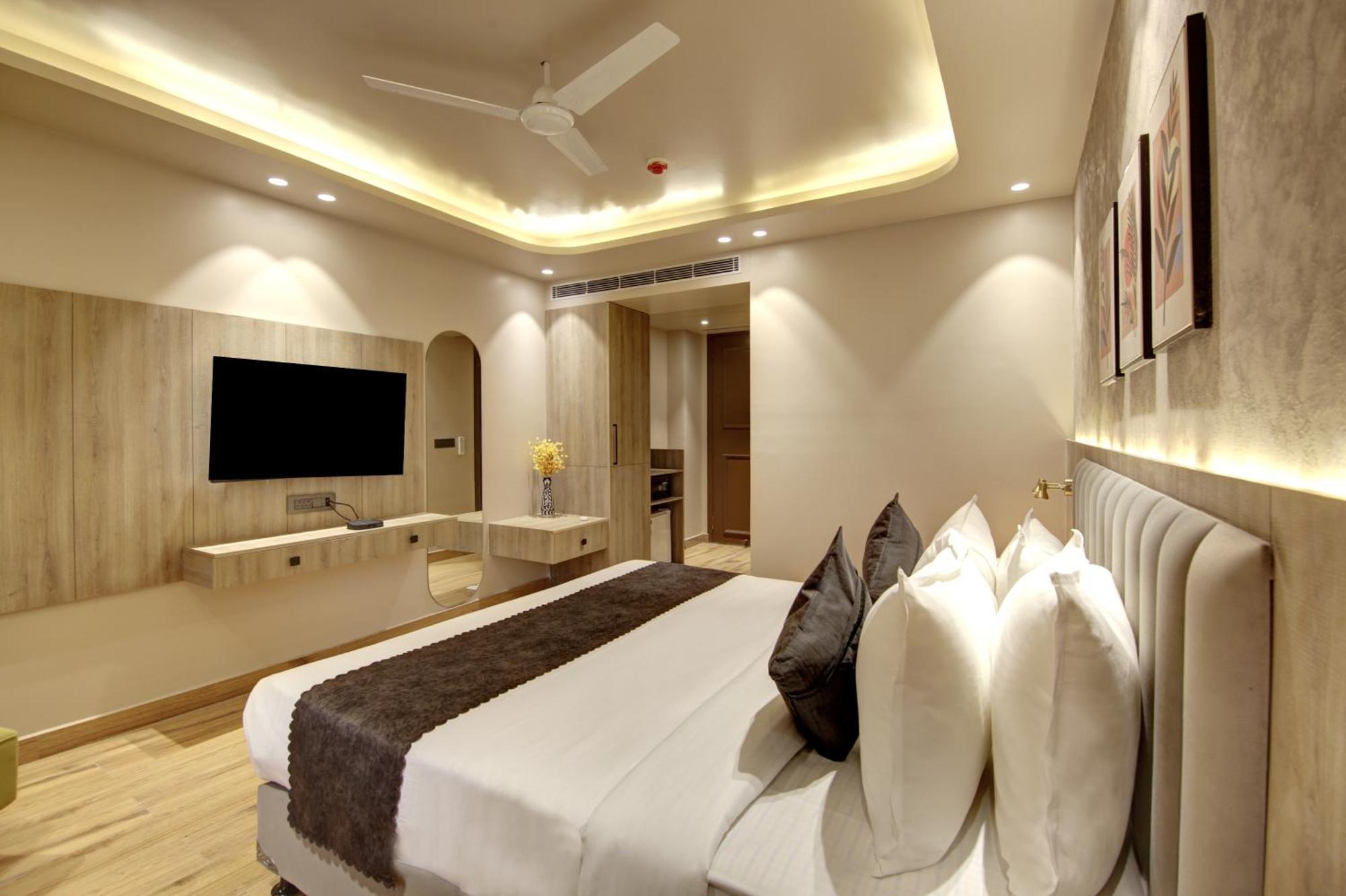 Saltstayz Premier - Near Golf Course Road & Sector 57 Gurgaon Exteriör bild