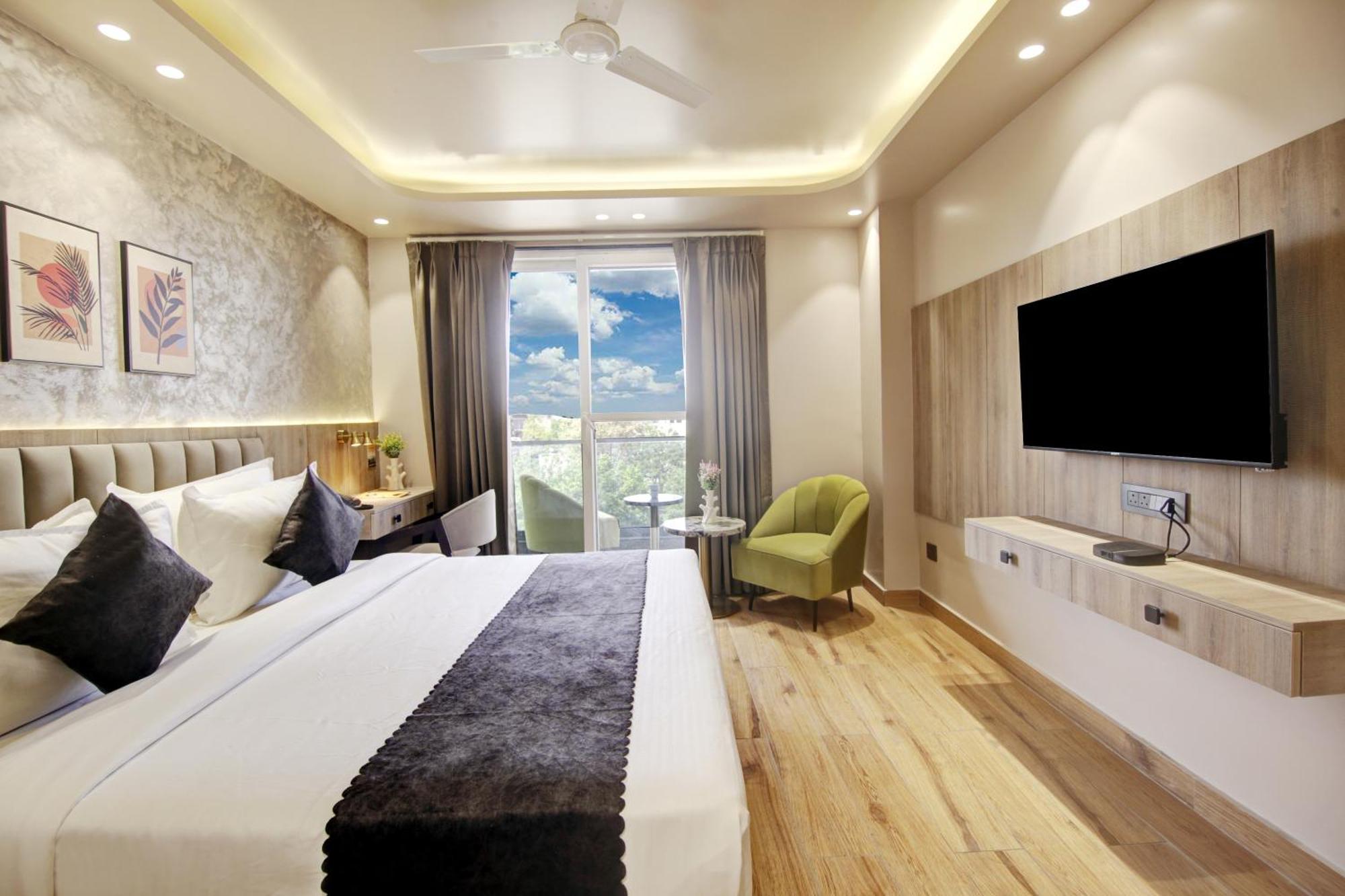 Saltstayz Premier - Near Golf Course Road & Sector 57 Gurgaon Exteriör bild